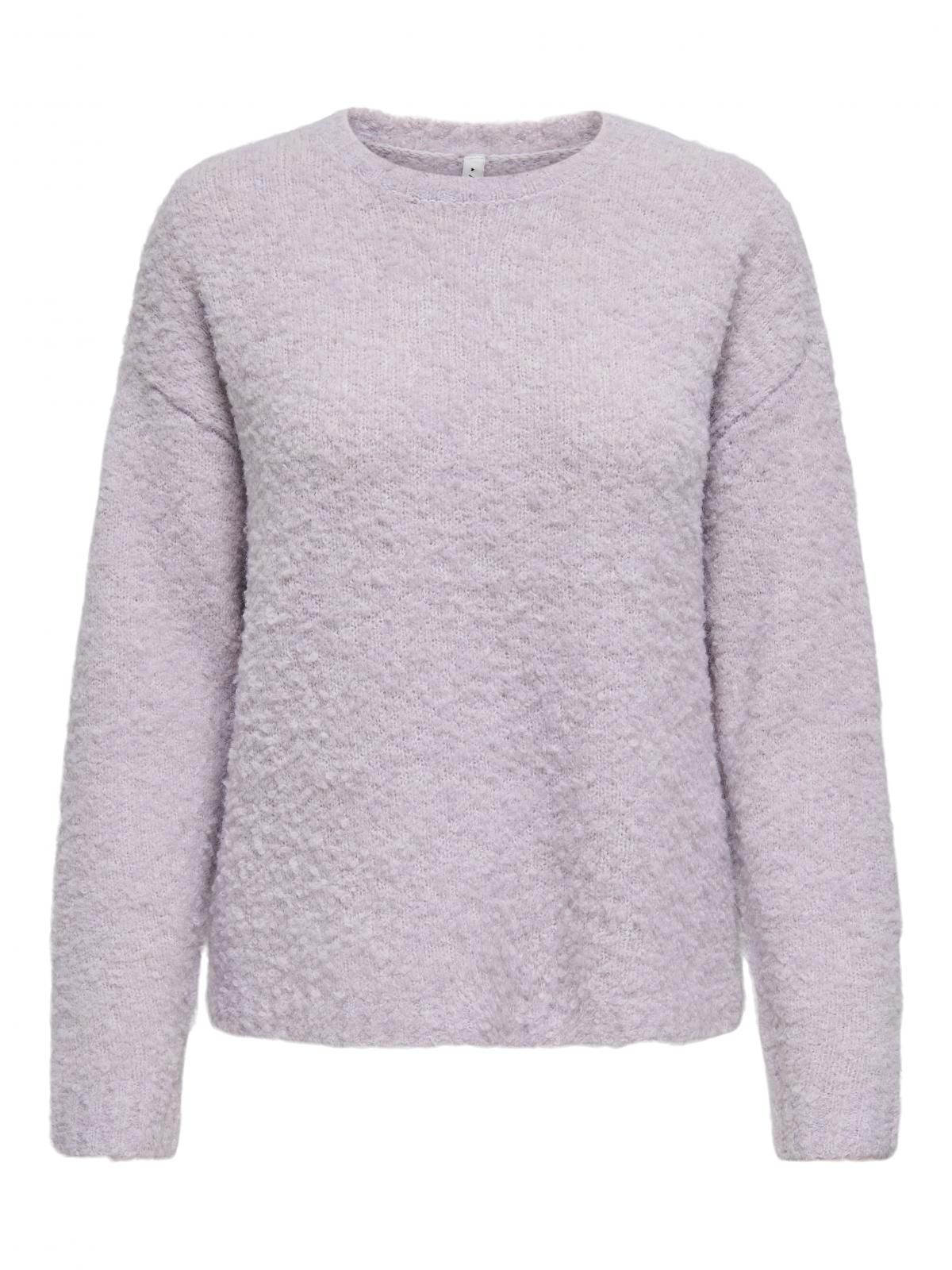 온리 페더얀 라운드넥 소프트 니트 풀오버 15350786_7043_1193695 GREY / RAINDROPS - 상세 이미지 3