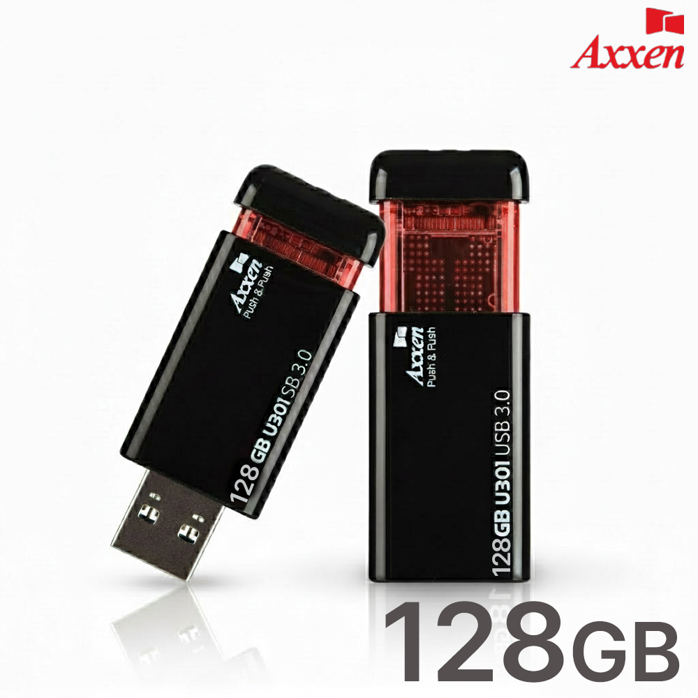 128기가 USB메모리 슬라이드 [무료인쇄] USB3.0 푸쉬형 학교 회사 자료 과제 저장 - 상품 이미지