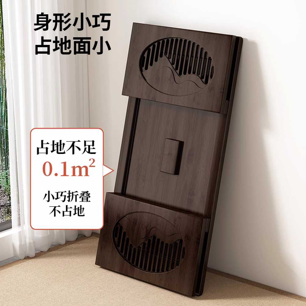 접이식 좌식 테이블 다과상 티테이블 낮은 거실 리빙 60cm - 상세 이미지 4