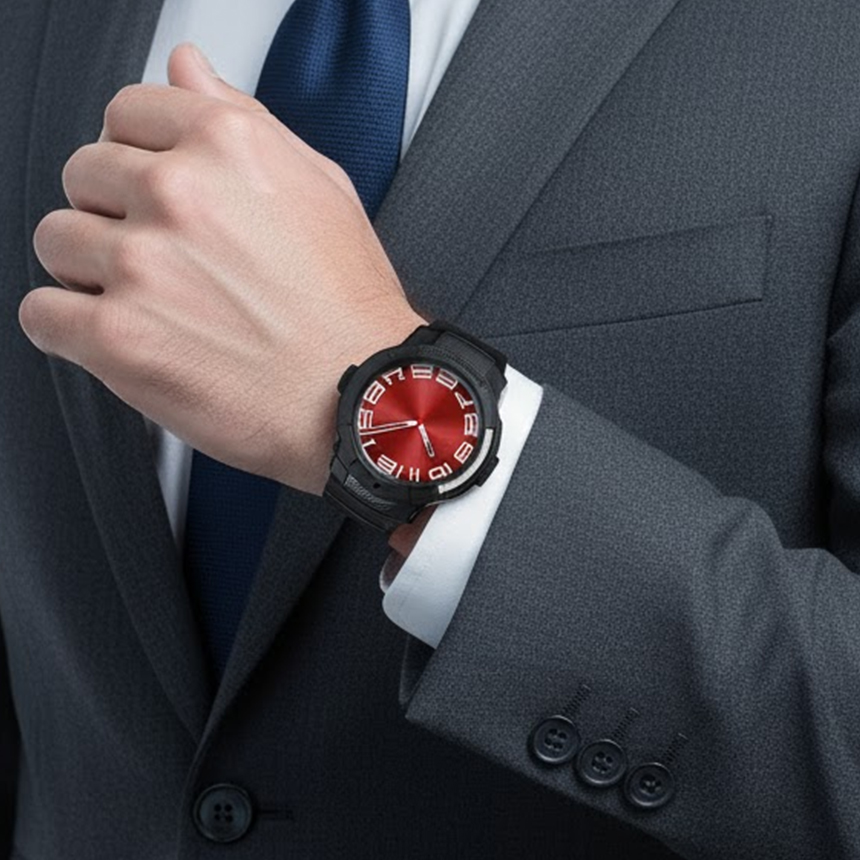 갤럭시워치 스트랩 러기드 일체형 밴드 갤럭시워치6 클래식, 47mm, 투명 이미지 8