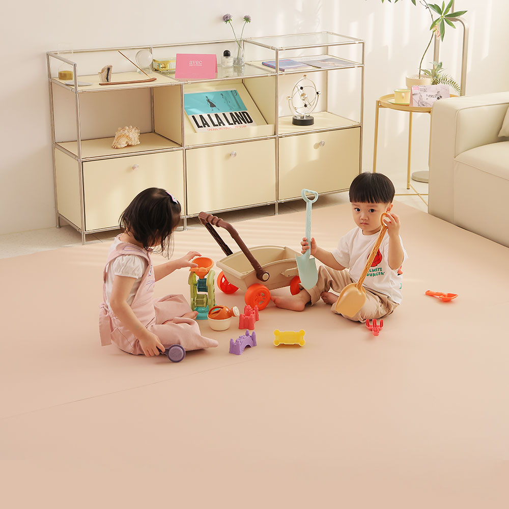 avec 2단 폴딩 대형 280x200 패밀리매트 140x200 놀이방매트 트와이스폴더 - 상품 이미지