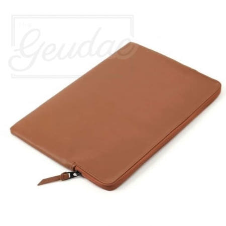 그대여 브라운 가죽 슬리브 노트북 파우치 13형 맥북슬리브 지퍼파우치