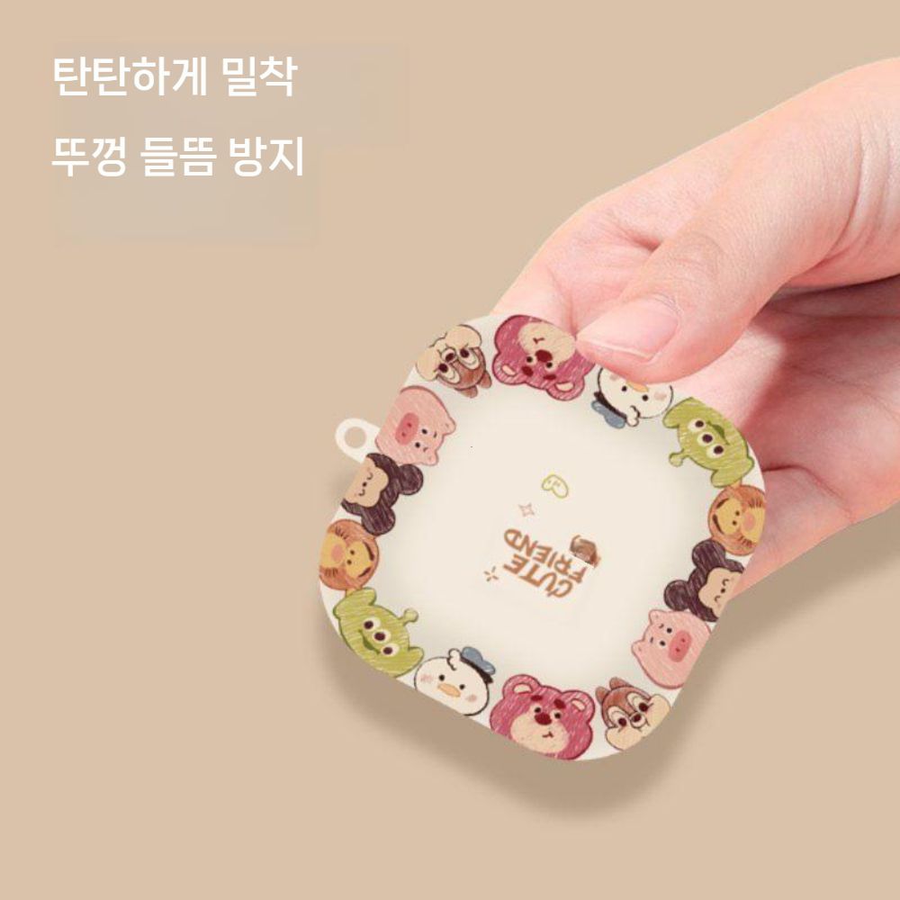 샥즈 오픈핏2 플러스 보호 케이스 피규어 키링 실리콘 커버 - 상세 이미지 5