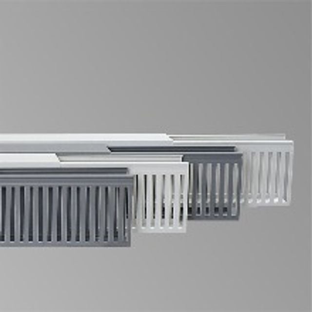 PVC 와이어링 닥트 DP 밀집형 2M 백색 100mm 커버만 영신프라텍 10EA - 상품 이미지