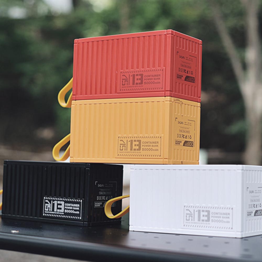 살반 컨테이너 파워뱅크 대용량 보조배터리 50000mAh 고속충전 이미지 3