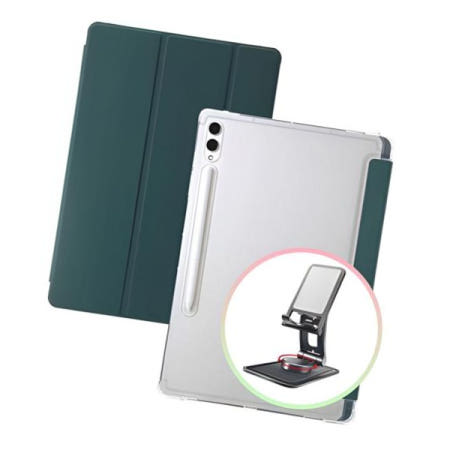 (주)유비코퍼레이션 펜슬수납 FE 플러스 마그네틱 케이스+회전 거치대 갤럭시탭S9