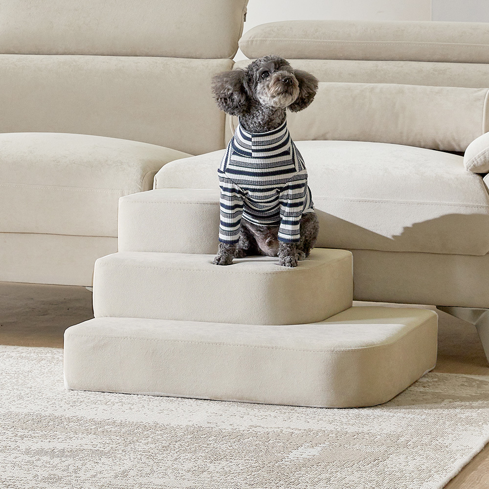 체리쉬 논슬립 강아지 고양이 계단 분리형 발판 펫스텝 3단