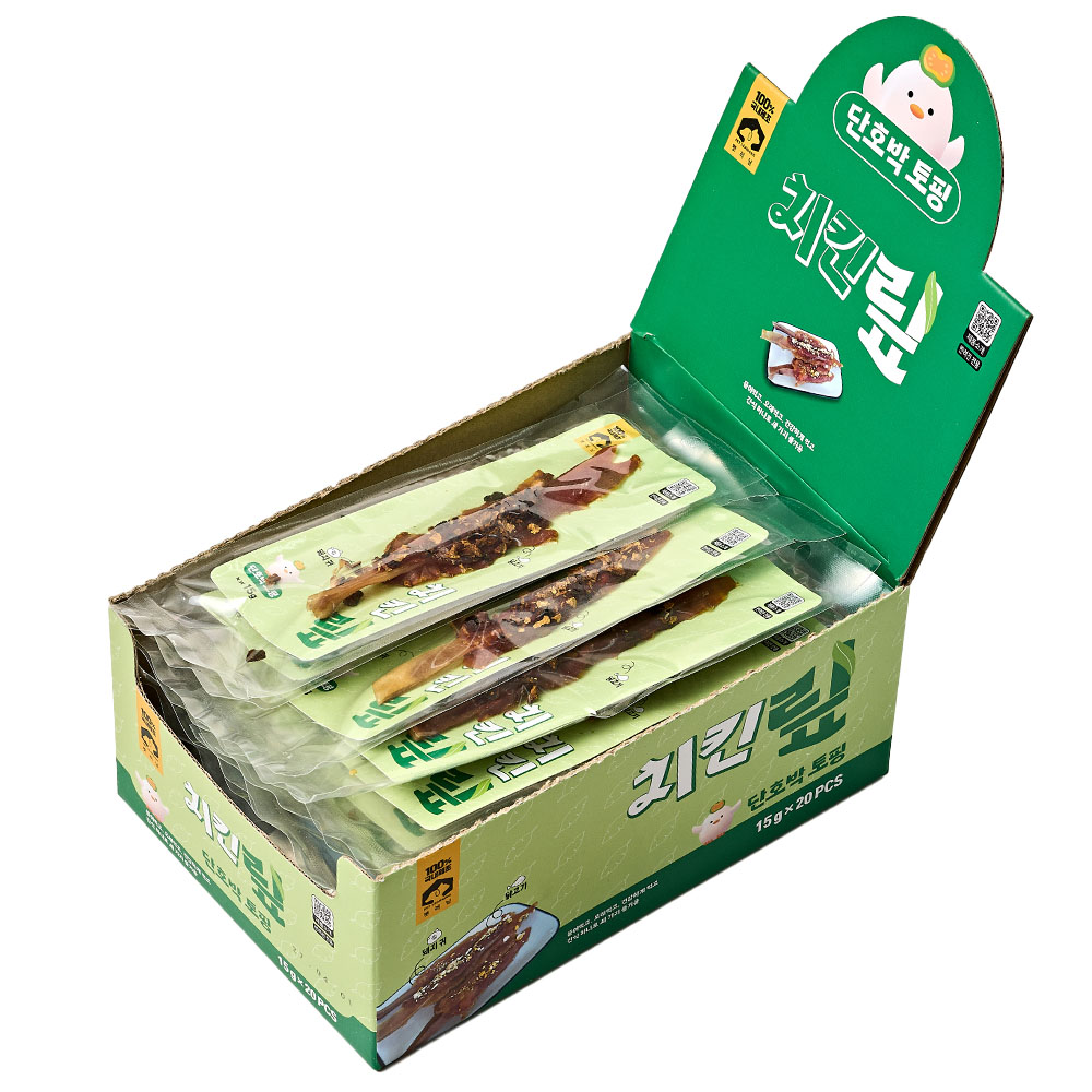 국내산 강아지육포 강아지다이어트간식 치킨 져키 오리지날 15g