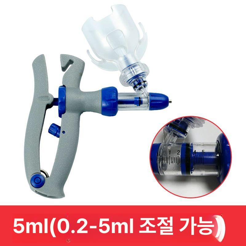가축 연속 주입 수의학 축사 접종 염소 바늘 인젝터 닭 주사기 1ml - 상세 이미지 5
