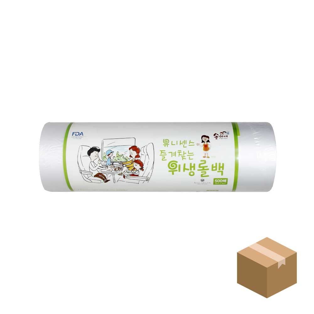 유니센스 위생롤백 25x35 500매x12개 - 상품 이미지