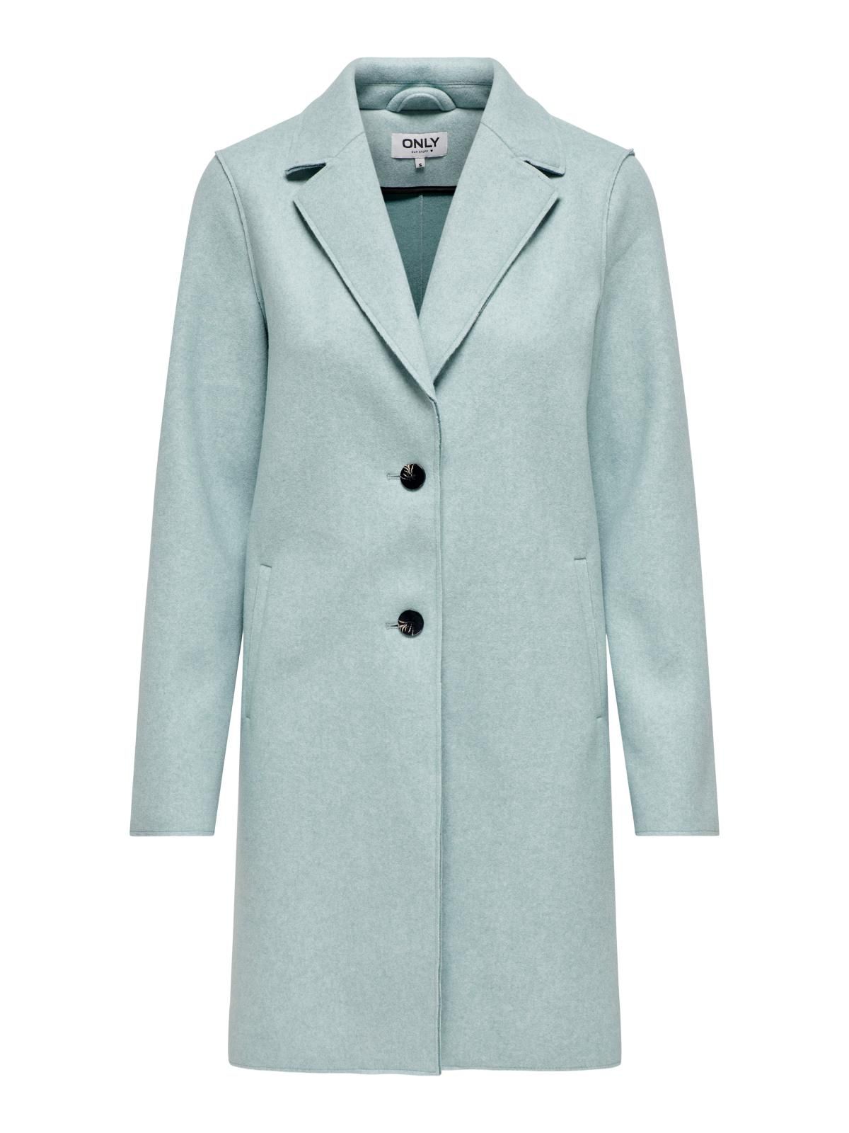 온리 테크니컬 라이트블루 롱 코트 15213300_1422_880395 TURQUOISE / GRAY MIST - 상품 이미지