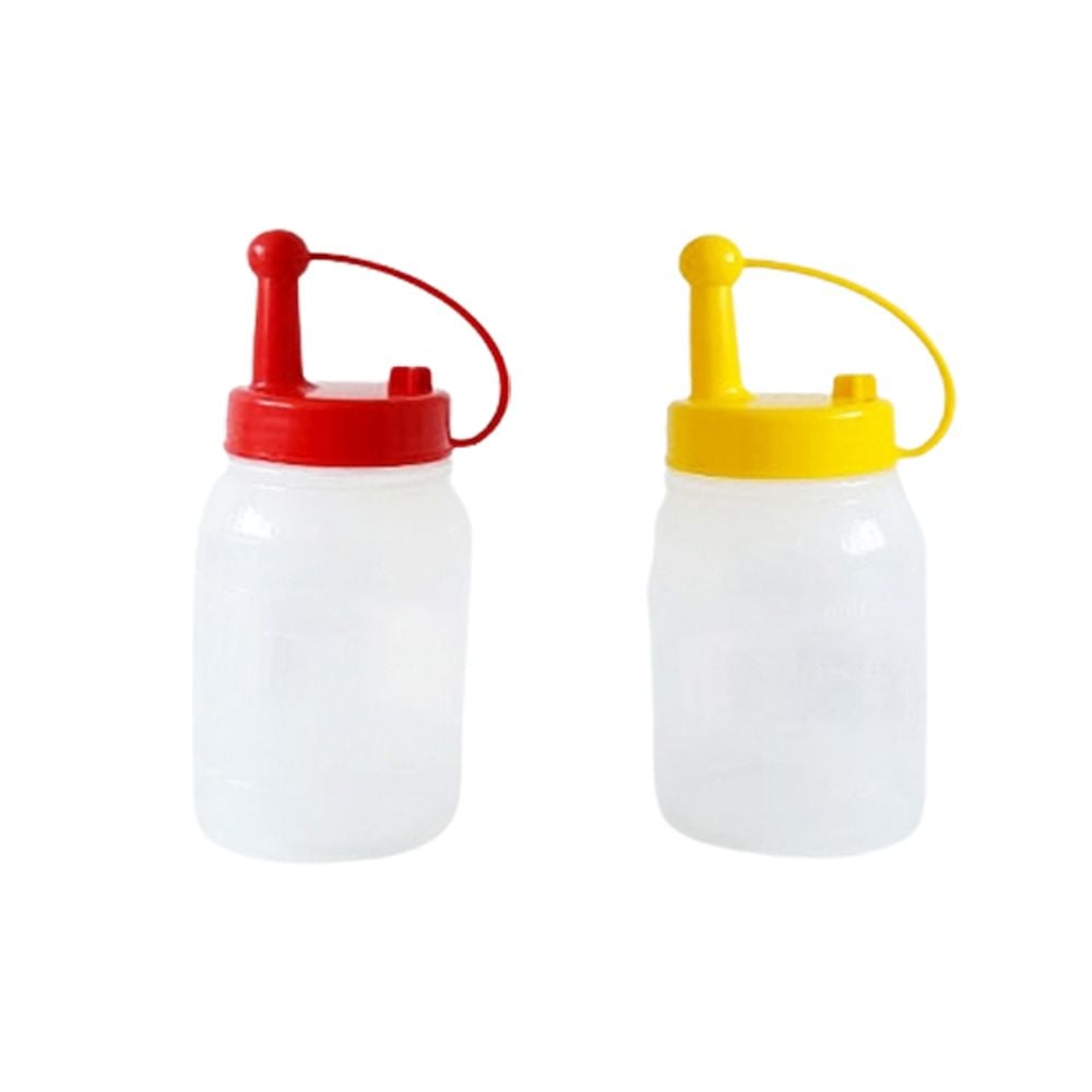 잠금식 누드 소스병 150ml 1P 뚜껑마개 케찹병 양념병 색상랜덤 - 상품 이미지