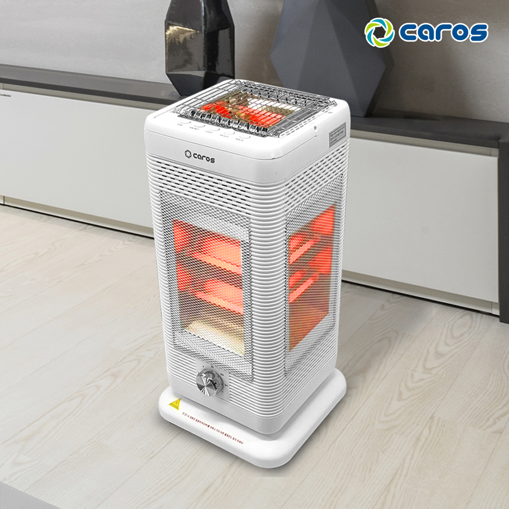 캐로스 오방난로 가벼운 전기히터 난방기 스토브 업소용 가정용 사무실 무소음