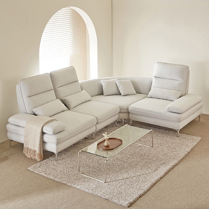 (희망일배송) 클라리아 스윙 소파 이지클린 패브릭 코너형 소파