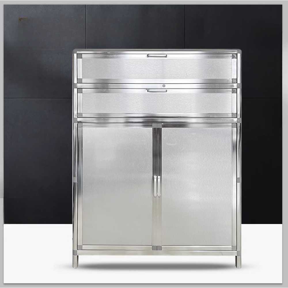 업소용 스텐 신발장 다층 선반형 견고한 수납 가구 3단 73x33x96cm - 상세 이미지 3