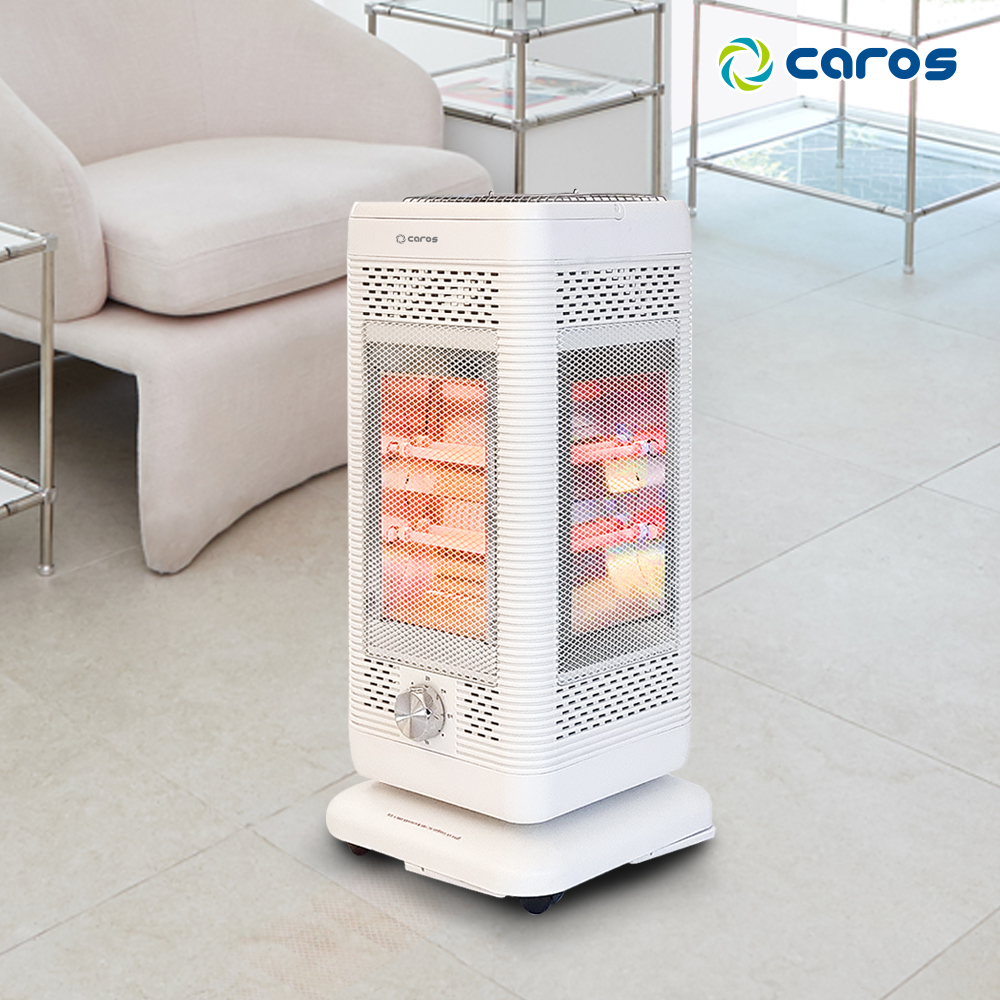 캐로스 오방난로 가벼운 전기히터 난방기 스토브 업소용 가정용 사무실 무소음