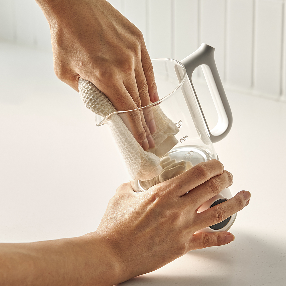 [맞춤온도]휴빅 유리 전기포트 티 포트 휴대용 여행용 사무실 미니 소형