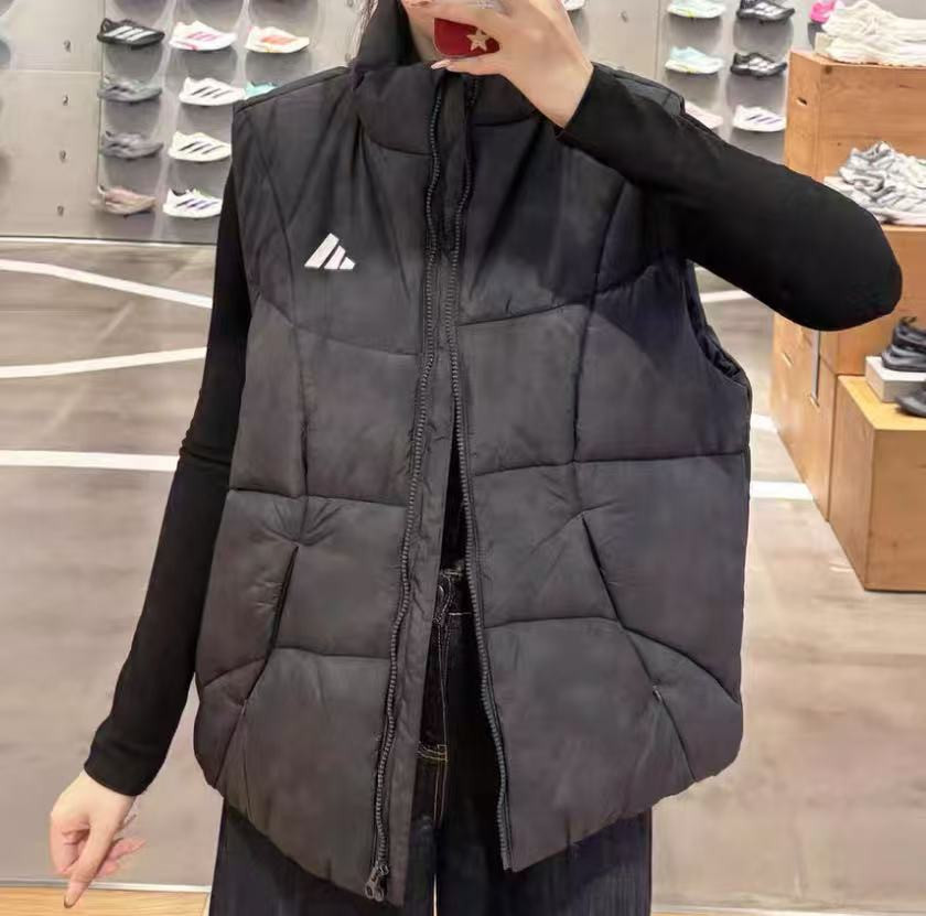 아디다스 바스켓볼 경량 패딩 조끼 베스