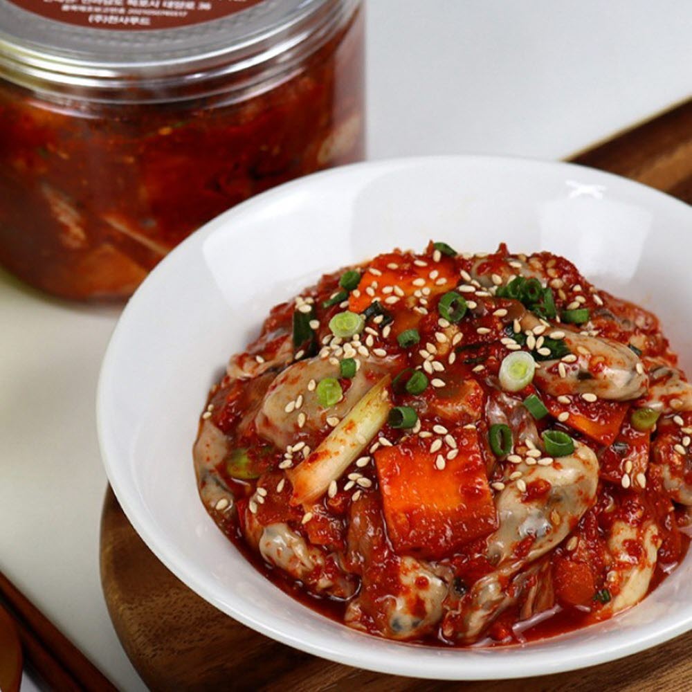 통영 생굴 무침 굴무침 양념 굴보쌈 택배 500g, 1개 - 상품 이미지