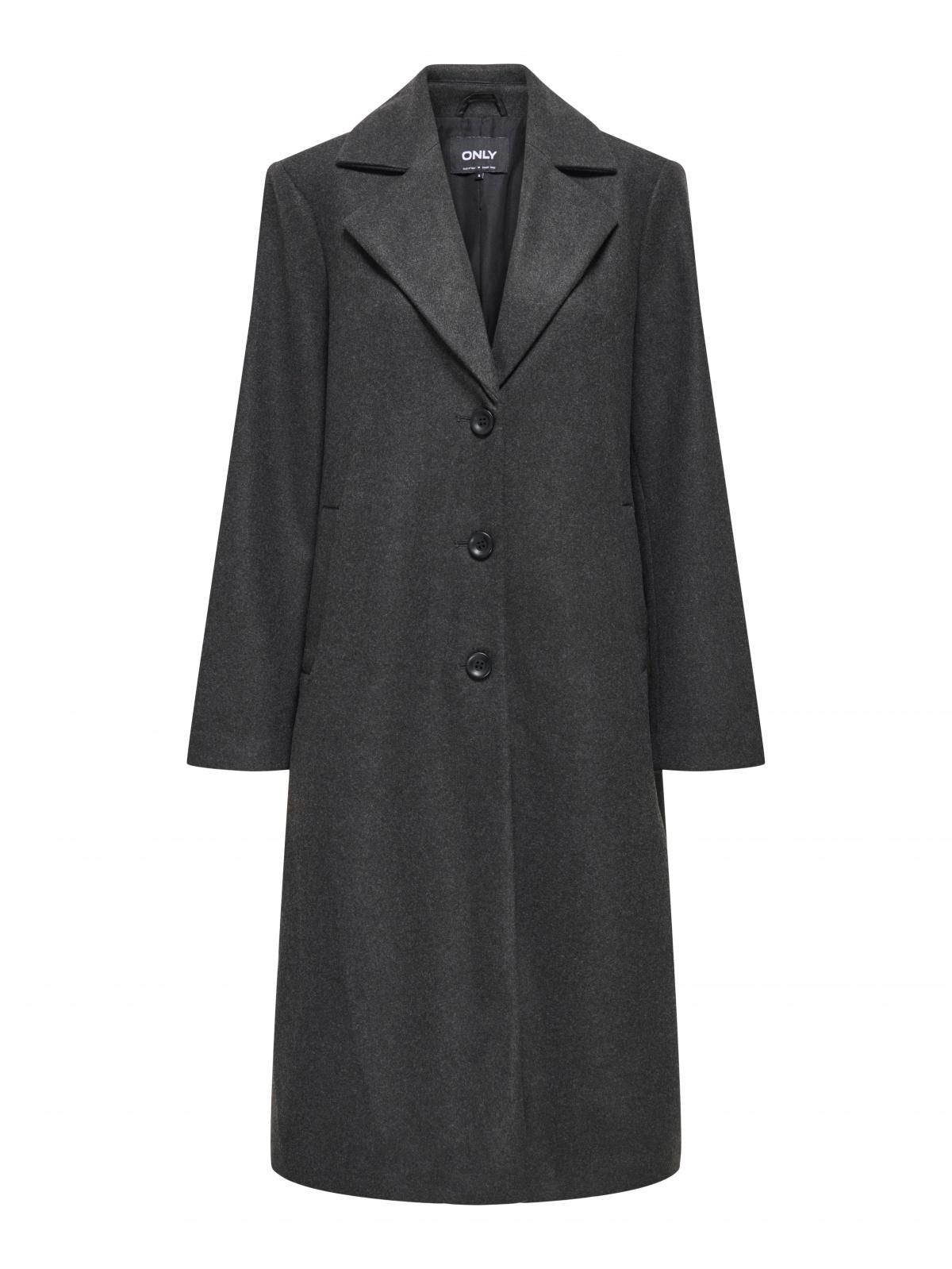온리 클래식 롱 테크니컬 싱글 코트 15367129_2383 GREY / DARK GREY MELANGE - 상품 이미지