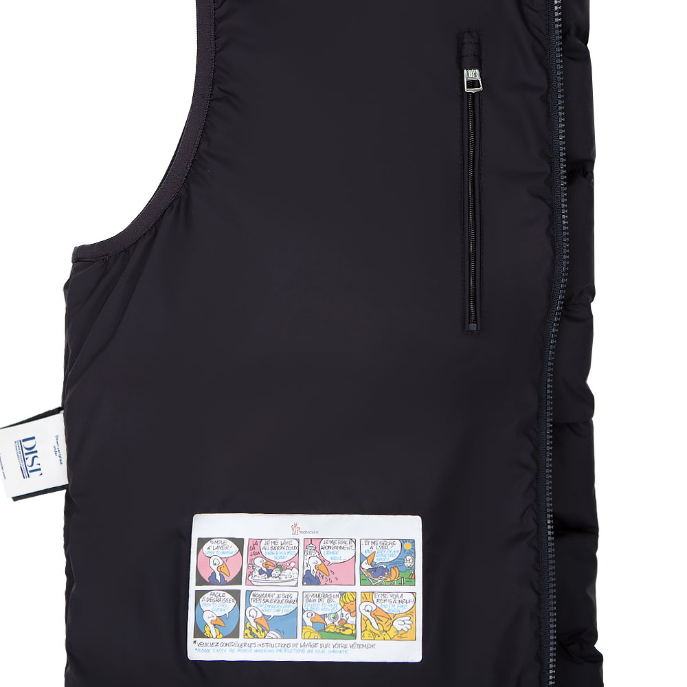 몽클레어 CONTRIN 다운 패딩 네이비 베스트 1A00136 54A81 778 (2025 F/W) SIZE 6 - 상세 이미지 5