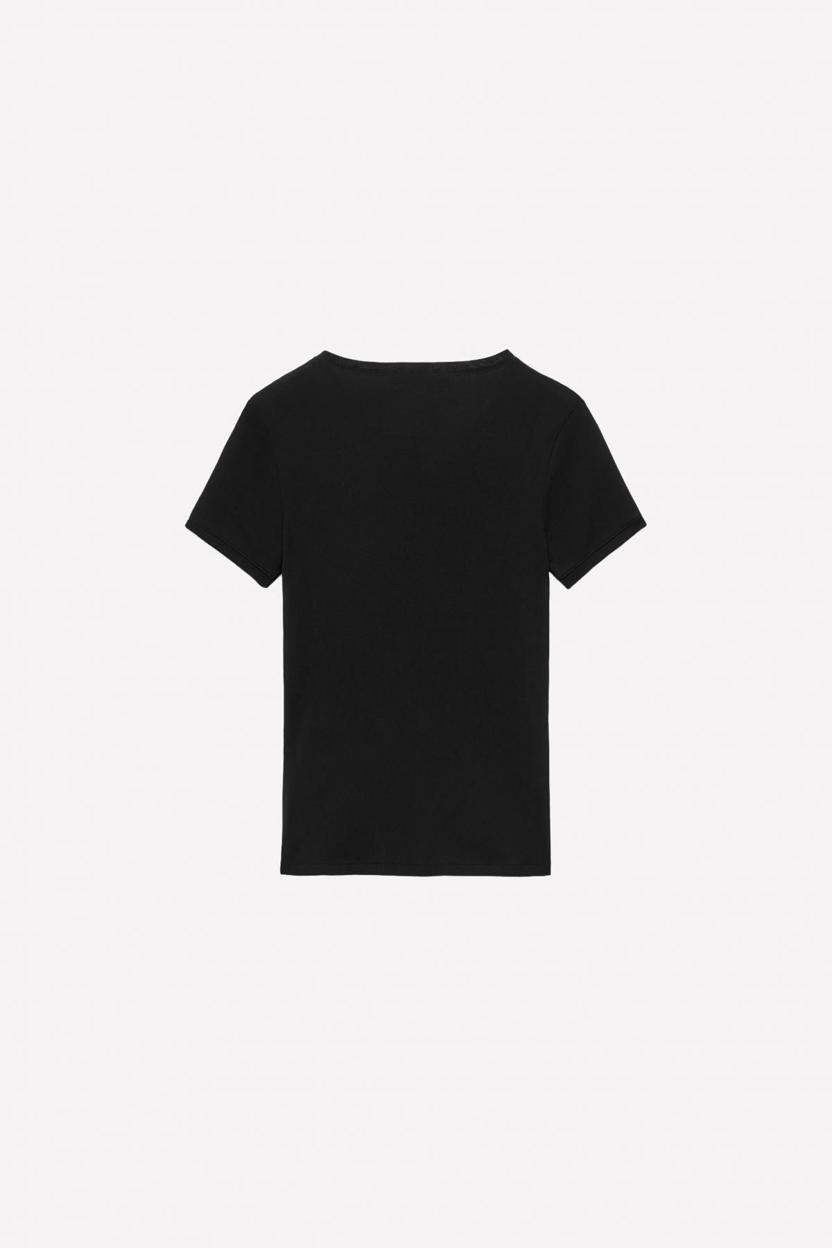 자라 글리터 텍스트 티셔츠 X 루도빅 드 생 세르냉 0264/920 BLACK - 상세 이미지 2