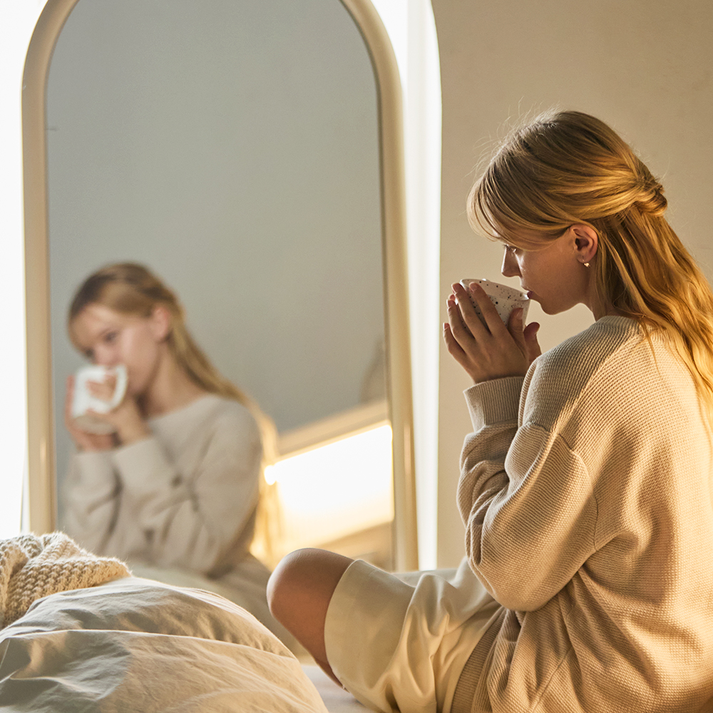 [N포인트 1만]미로슈 카페 대형 스탠드 아치형 전신 거울