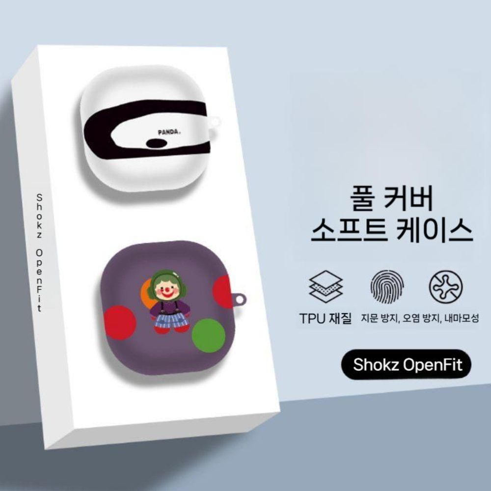 샥즈 오픈핏2 플러스 보호 케이스 T921 투명 커버 - 상세 이미지 4