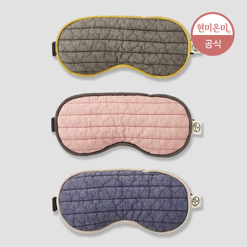 현미온미 눈 찜질팩 클래식 비강 온찜질 곡물 온열 핫팩 핑크 제품 이미지