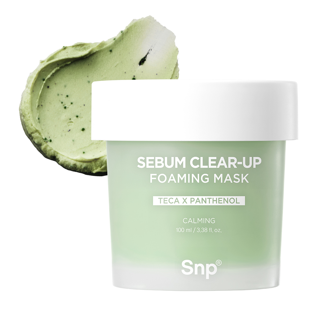 Snp 테카 판테놀 피지 쏙쏙 거품 트러블 진정 마스크팩 100ml, 1개 - 상세 이미지 2