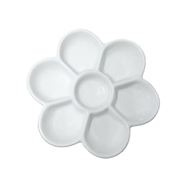 달리 매화 한국화 꽃접시 소/(7칸)(125mm) (1개) - 메인 이미지
