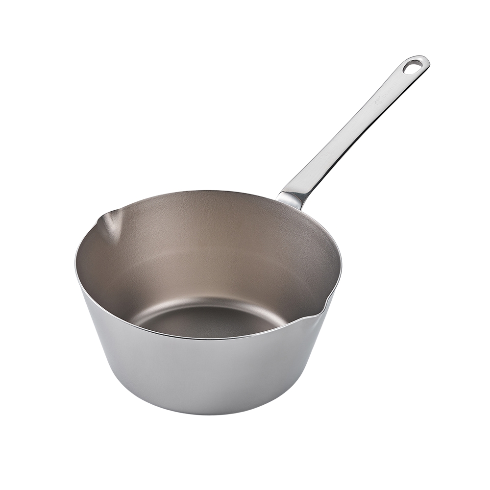 클래딘 인덕션 직화 IH 통3중 티타늄 미니 밀크팬 18cm - 상세 이미지 2