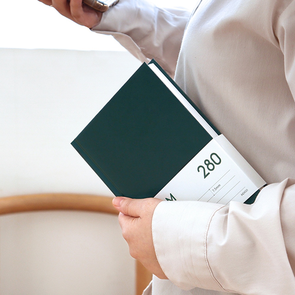 B6 라인 양장 하드커버 필사 노트 감정 일기 감사 일기장 독서 기록장