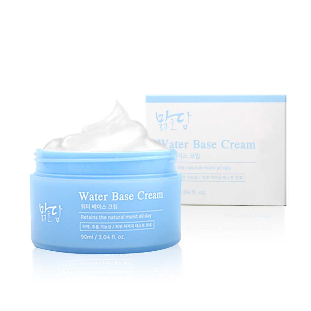 1+1 맑을담 워터 베이스 수분 크림 미백 주름개선 기능성 90ml 피부자극테스트 완료 이미지 3