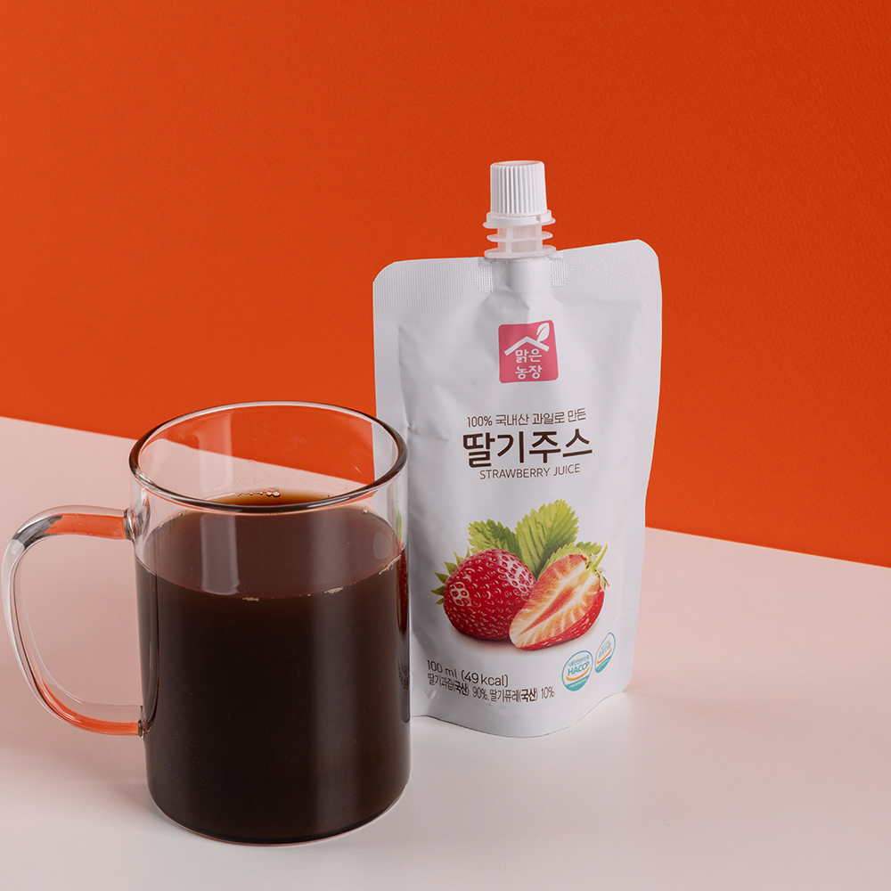 맑은농장 어린이 주스 100ml x 10개입 아기음료 4종 3박스선택 - 상세 이미지 5