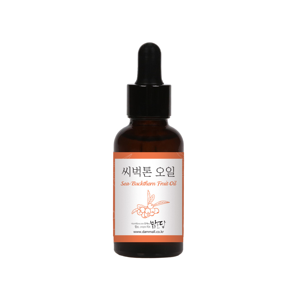 맑을담 씨벅톤 비정제 열매추출 100% 비타민나무 에센셜 오일 30ml - 상품 이미지