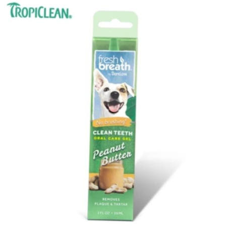 강아지구취제거 트로피크린 크린티스 겔치약 피넛버터 59ml