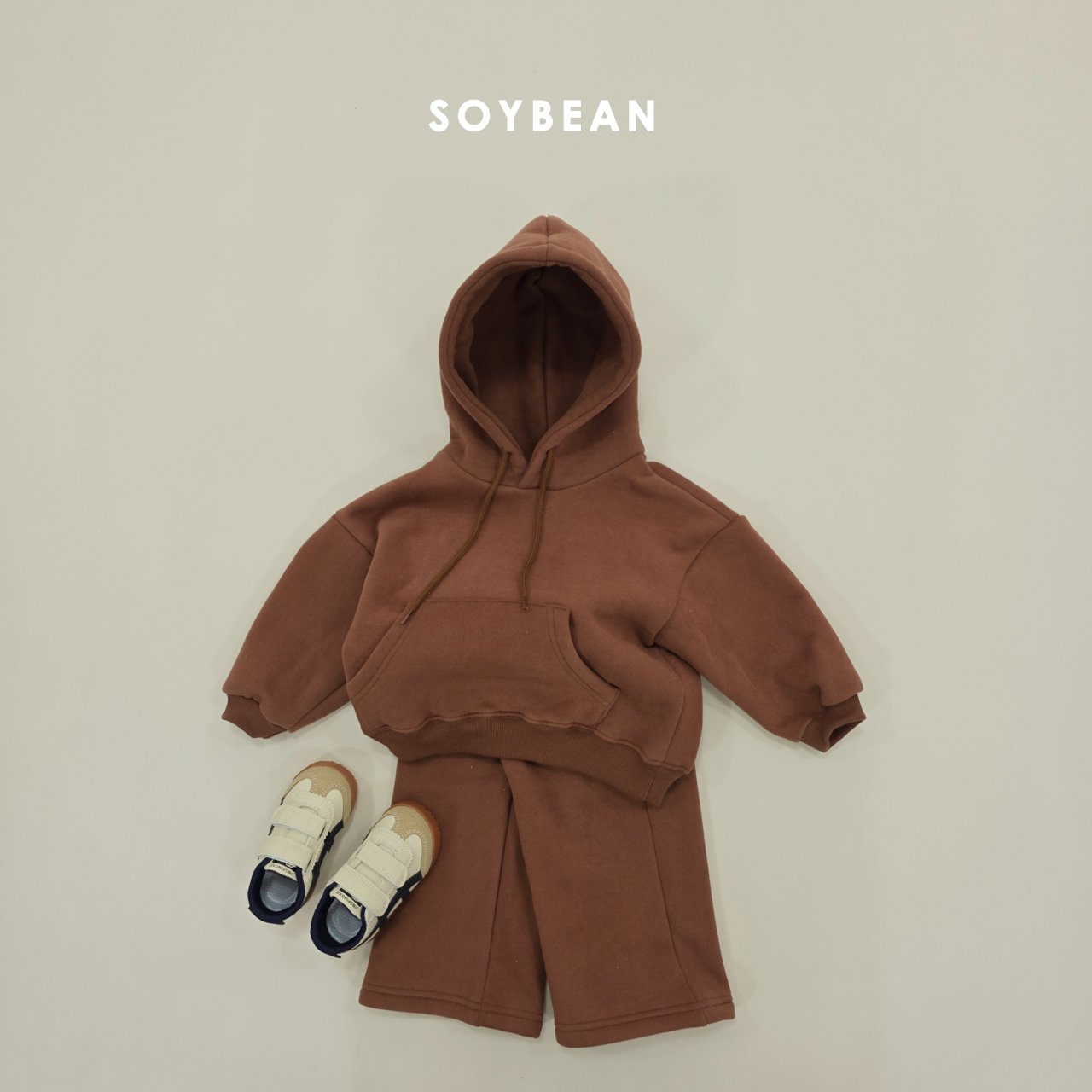 소이빈 겨울 기모 후드와이드상하복 XS-JL초등저학년 - 상세 이미지 4