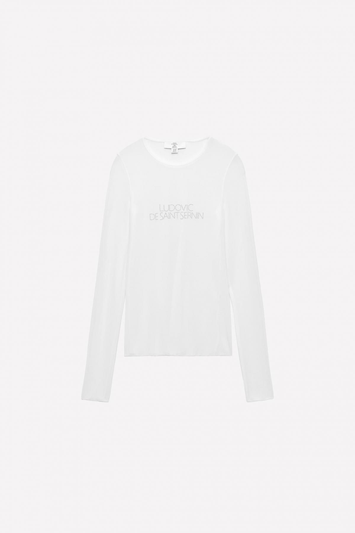 자라 샤이니 텍스트 티셔츠 X 루도빅 드 생 세르냉 1165/923 WHITE - 상품 이미지