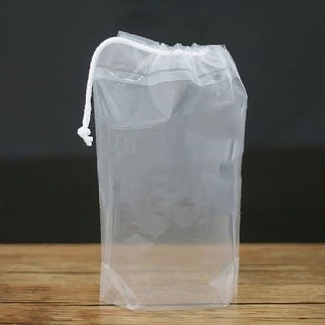 투명 외줄 조리개 비닐파우치 복주머니 100매 40x50+5 - 상품 이미지