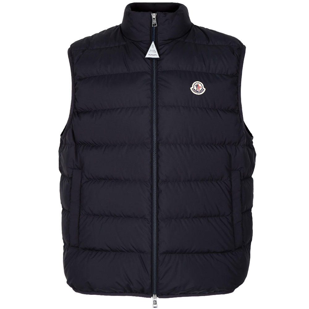 몽클레어 CONTRIN 다운 패딩 네이비 베스트 1A00136 54A81 778 (2025 F/W) SIZE 6 - 메인 이미지