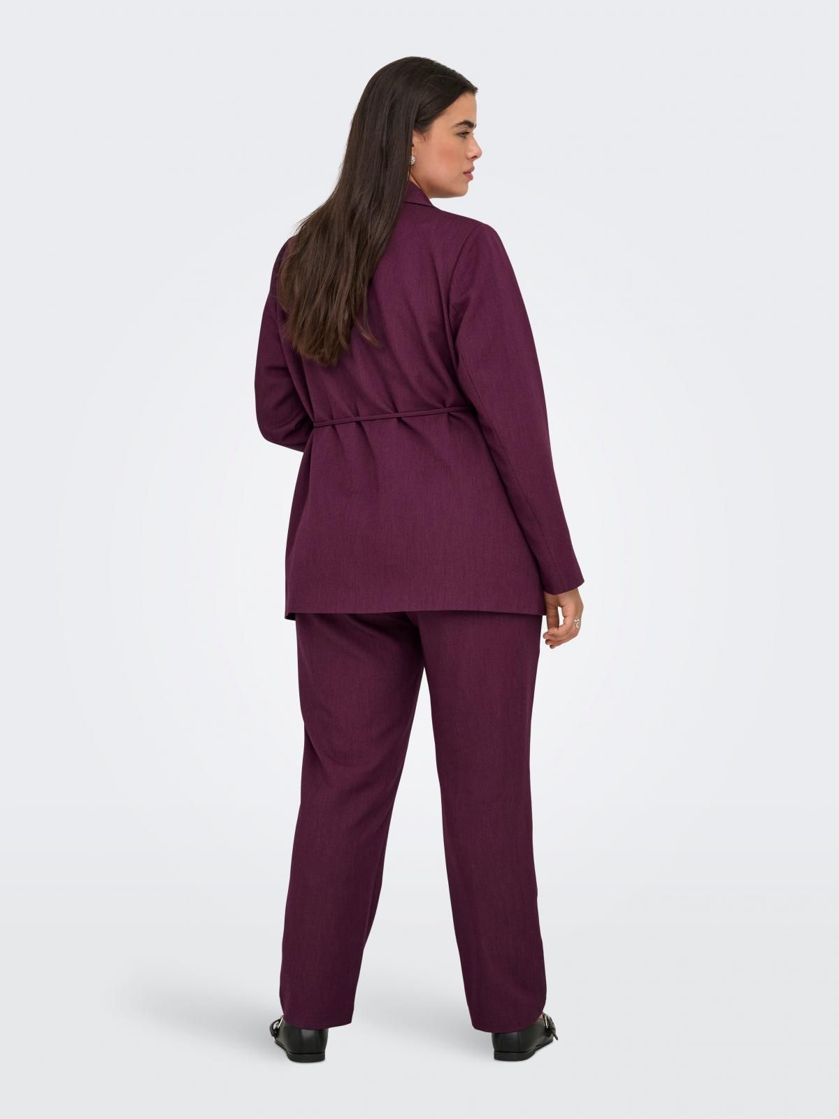 온리 버건디 테크니컬 스트링 블레이저 15351778_1045_1196827 PURPLE / MAUVE WINE - 상세 이미지 3