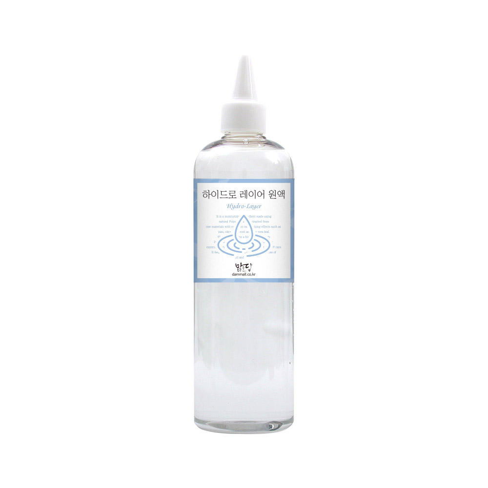 맑을담 하이드로 레이어 원액 수분 앰플 특허 원료 500ml - 상품 이미지