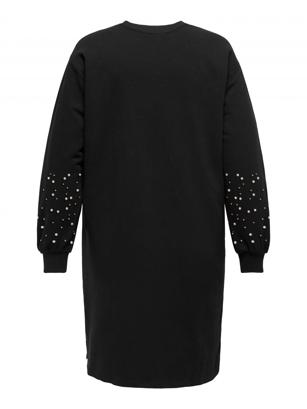 온리 플러스사이즈 펄 소프트 원피스 미니 15358644_2161_1244912 BLACK / BLACK - 상세 이미지 4