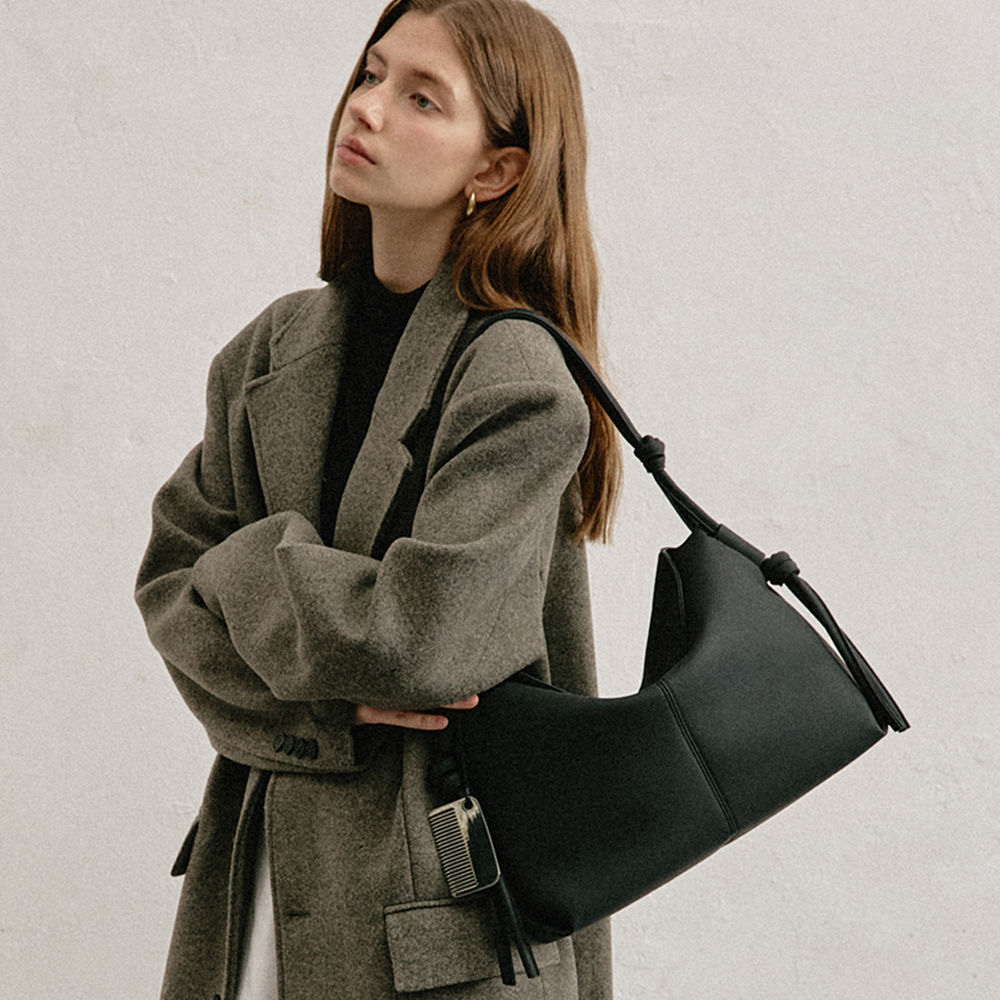 NODI BAG 호보백 숄더백 블랙