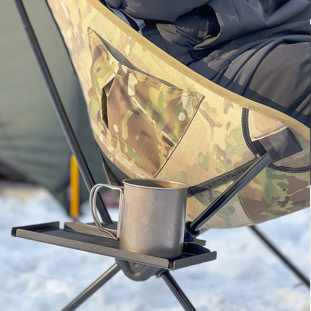 제이제론 헬리녹스 호환 체어 트레이 캠핑 컵홀더 사이드 테이블