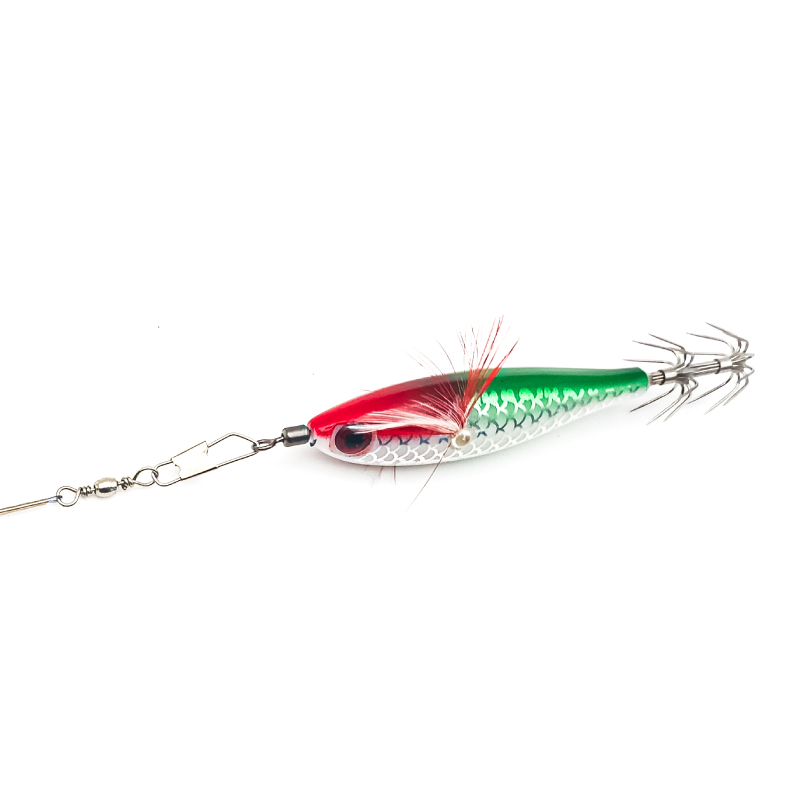 마리수 심해 갑오징어 채비 쭈갑 가지 채비 3개 18cm 이미지 6