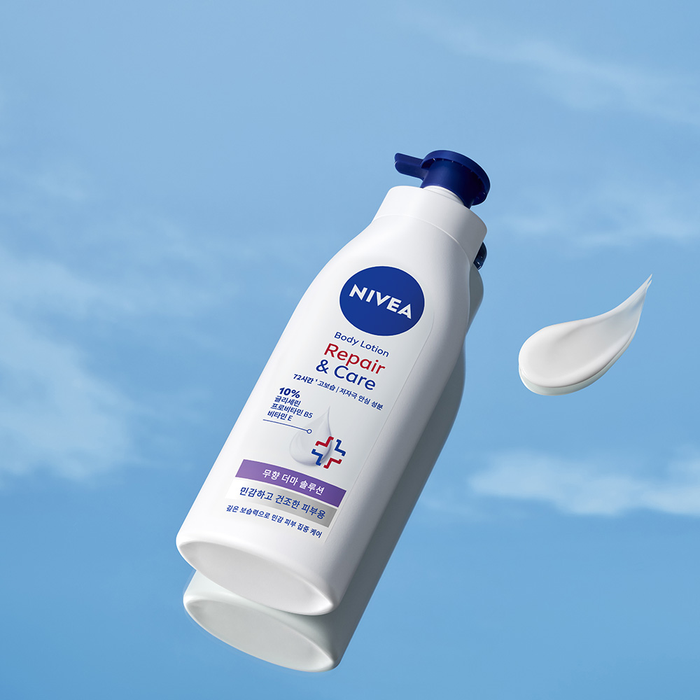 니베아 더마 리페어&케어 바디로션 400ml X 2개 이미지 3