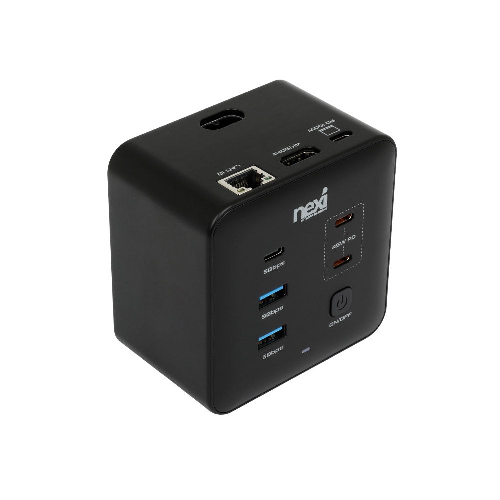 멀티 노트북 도킹스테이션 C타입 기가비트 랜 USB3.0 PD 충전 - 상세 이미지 5