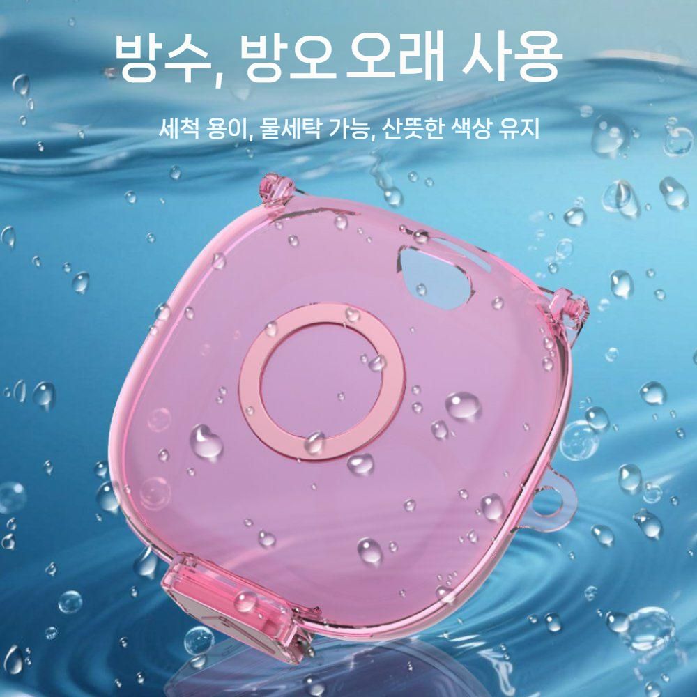 샥즈 오픈핏2 플러스 보호 케이스 T920 TPU 실리콘 투명 커버 후크고리 - 상세 이미지 2